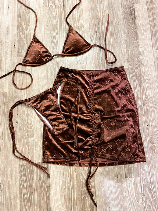 Velvet Teddy GG Brown